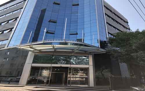 轻工科创楼入口